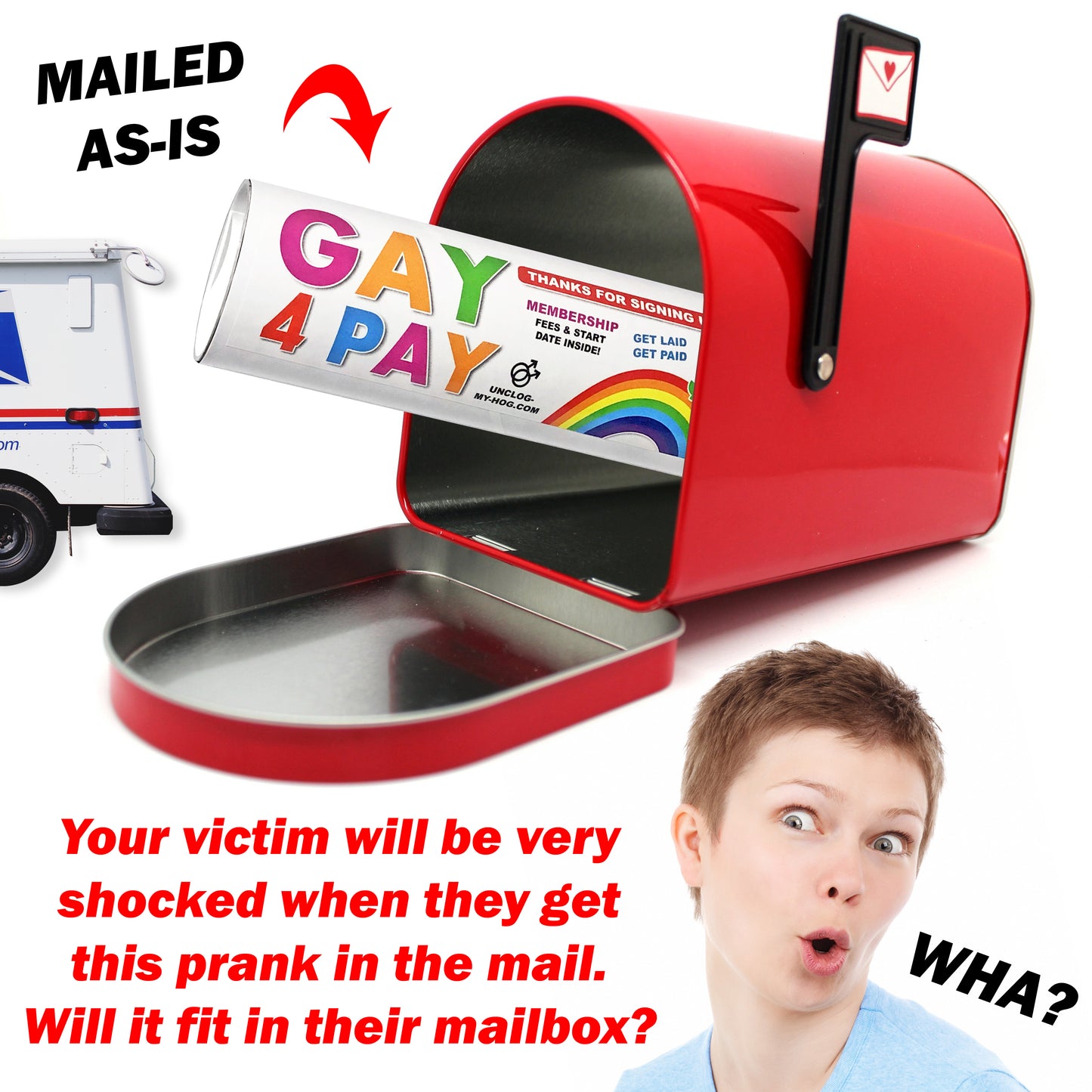 Gay For Pay Mail Gag