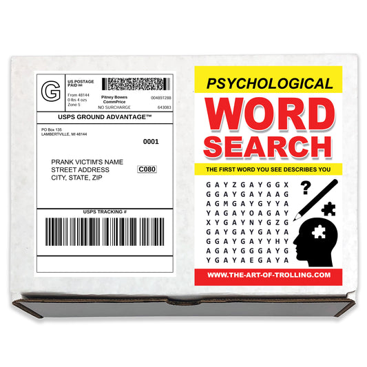 Gay Word Search Prank Mail