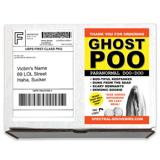 Ghost Poo Prank Mail