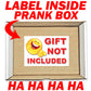 Gift Not Included Surprise Prank Mail