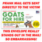 Goatscaping Goats for Hire Prank Mail Fake Gag Invoice!