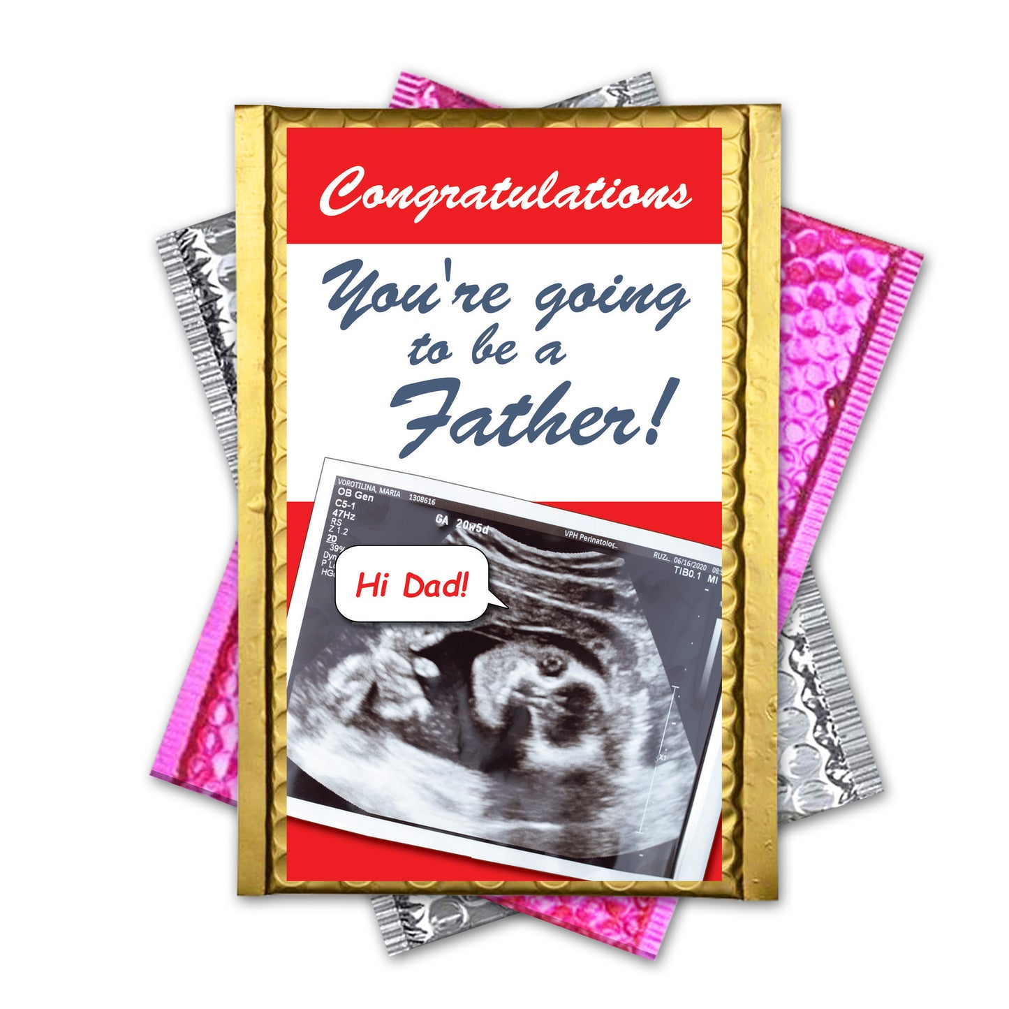 Congratulations! You're Going to be a Father! Mail Prank Father Joke