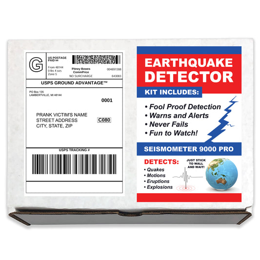 Earthquake Detector Kit Googly Eyes Prank Mail Gag