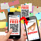 Absolutely Free Gotcha QR Code Prank Stickers!