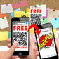 Absolutely Free Gotcha QR Code Prank Stickers!