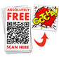 Absolutely Free Gotcha QR Code Prank Stickers!
