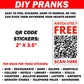 Absolutely Free Gotcha QR Code Prank Stickers!
