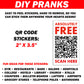 Absolutely Free Gotcha QR Code Prank Stickers!
