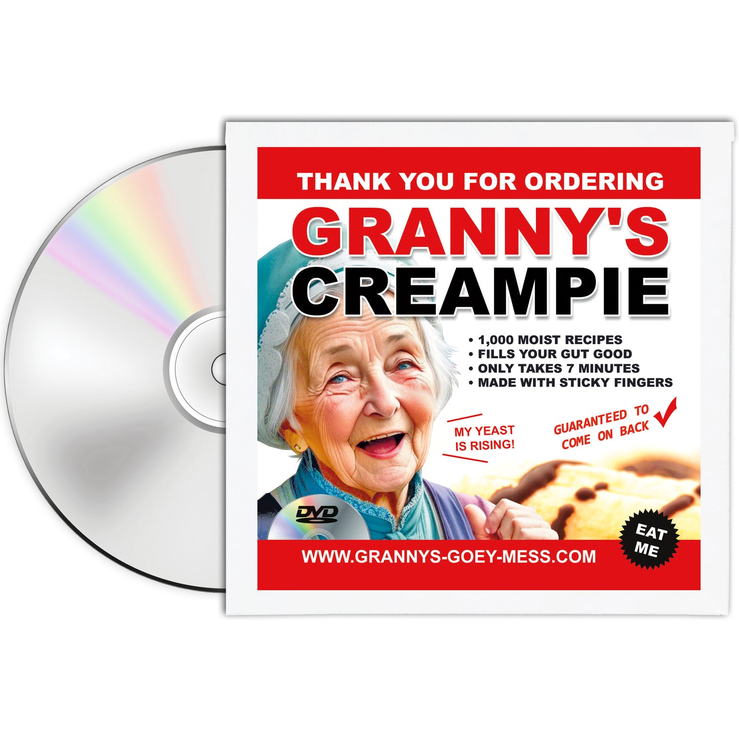 Grannys Creampie Fake DVD Prank