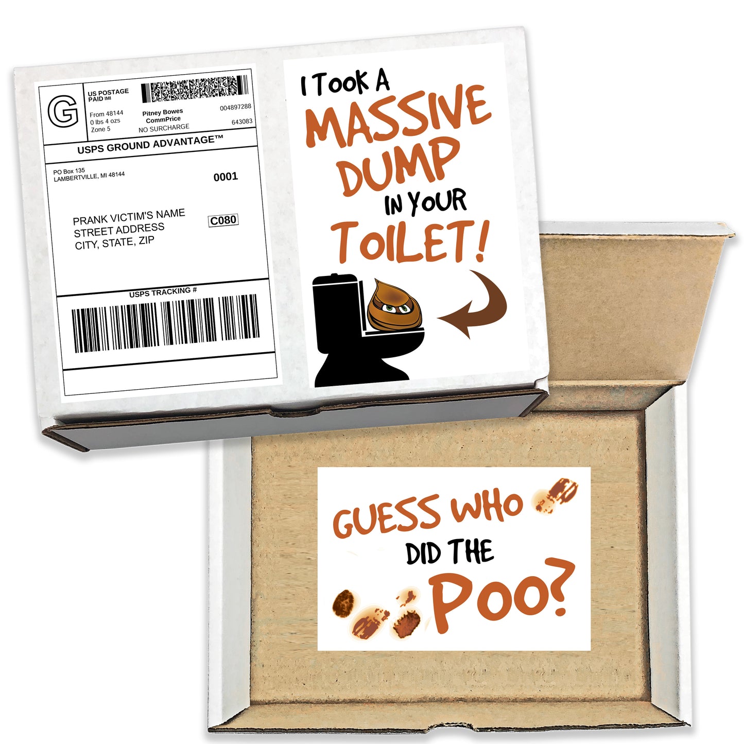 Massive Dump! Guess Poo? Surprise Funny Prank Mail