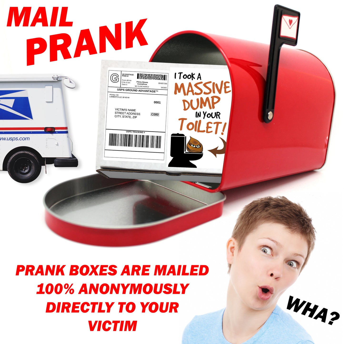 Massive Dump! Guess Poo? Surprise Funny Prank Mail