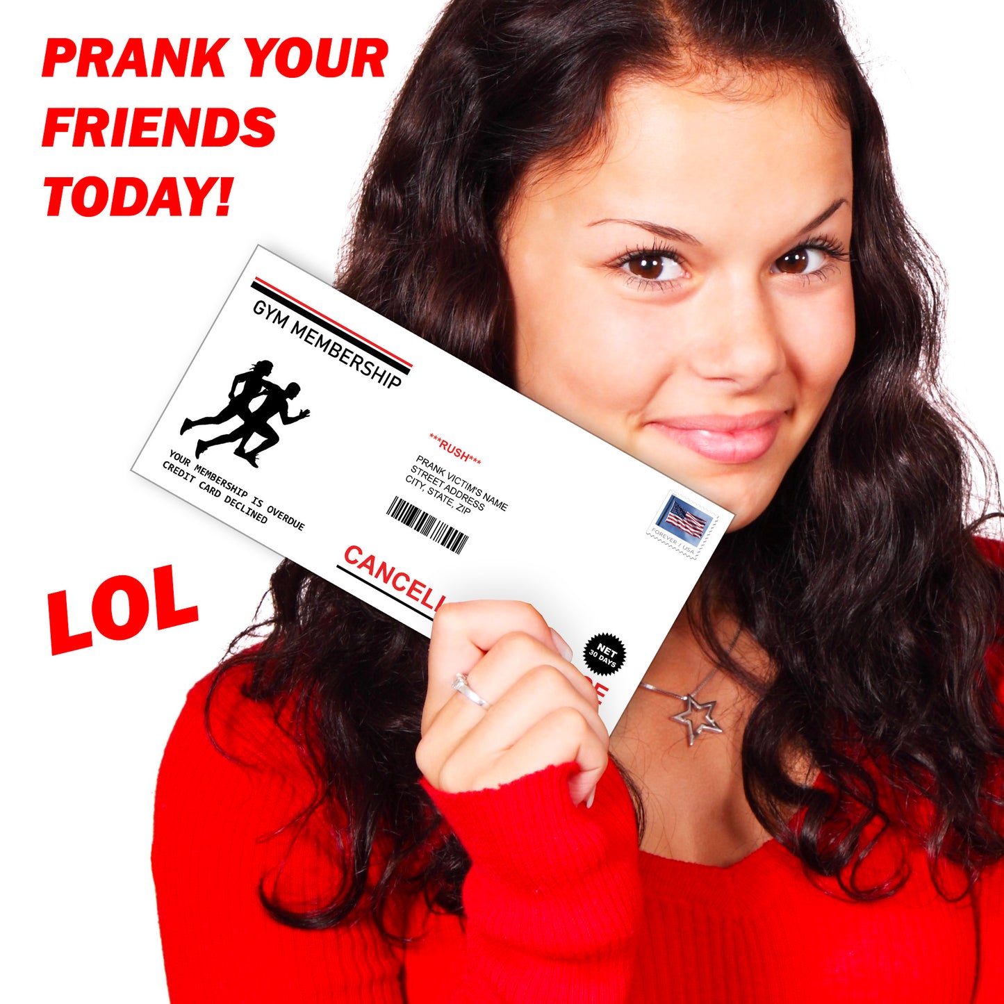 Gym Membership Cancellation Anonymous Mail Prank Letter