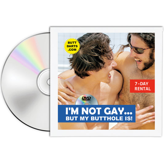 I'm Not Gay But My Butthole Is Mail Gag Gift