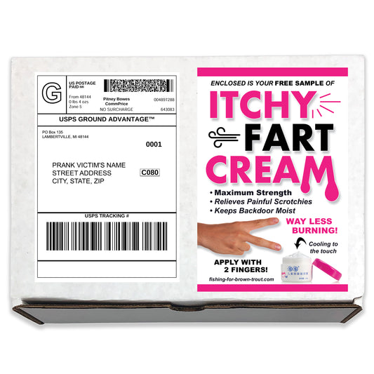 Itchy Fart Cream Prank Mail Gag Gift