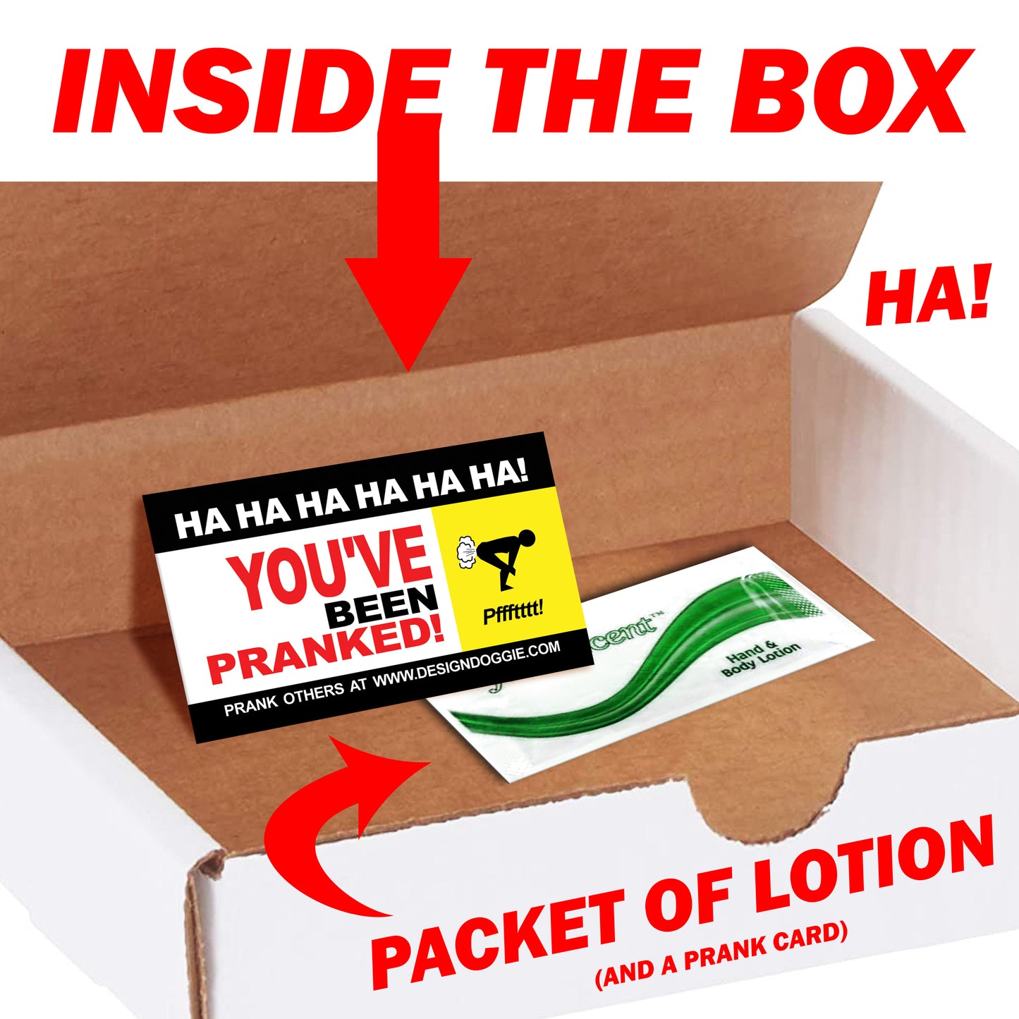 Itchy Fart Cream Prank Mail Gag Gift