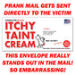 Itchy Taint Cream Fake Product Anonymous Mail Prank Letter