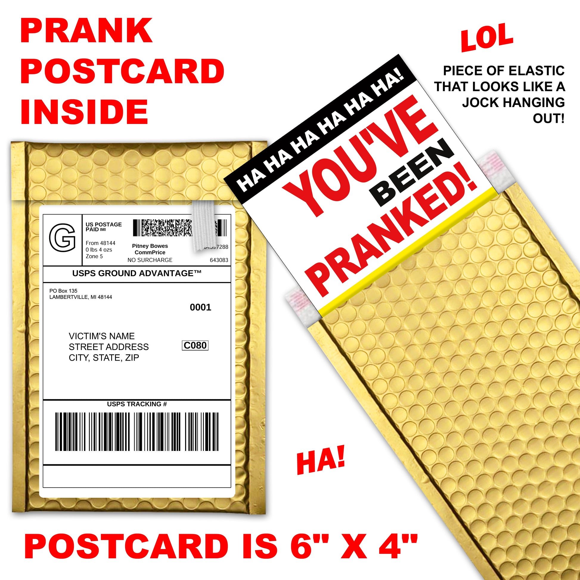 Prison Panties Prank Mailer