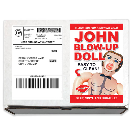 John Doll Prank Mailer Gag Gift