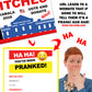 Kamala Harris 2028 I'm Back Bitches Prank Postcards 12 Pack