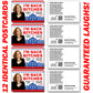 Kamala Harris 2028 I'm Back Bitches Prank Postcards 12 Pack