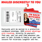 Kamala Harris 2028 I'm Back Bitches Prank Postcards 12 Pack