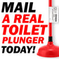 19" Real Toilet Plunger Prank Mail Sent Anonymously!