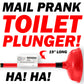19" Real Toilet Plunger Prank Mail Sent Anonymously!