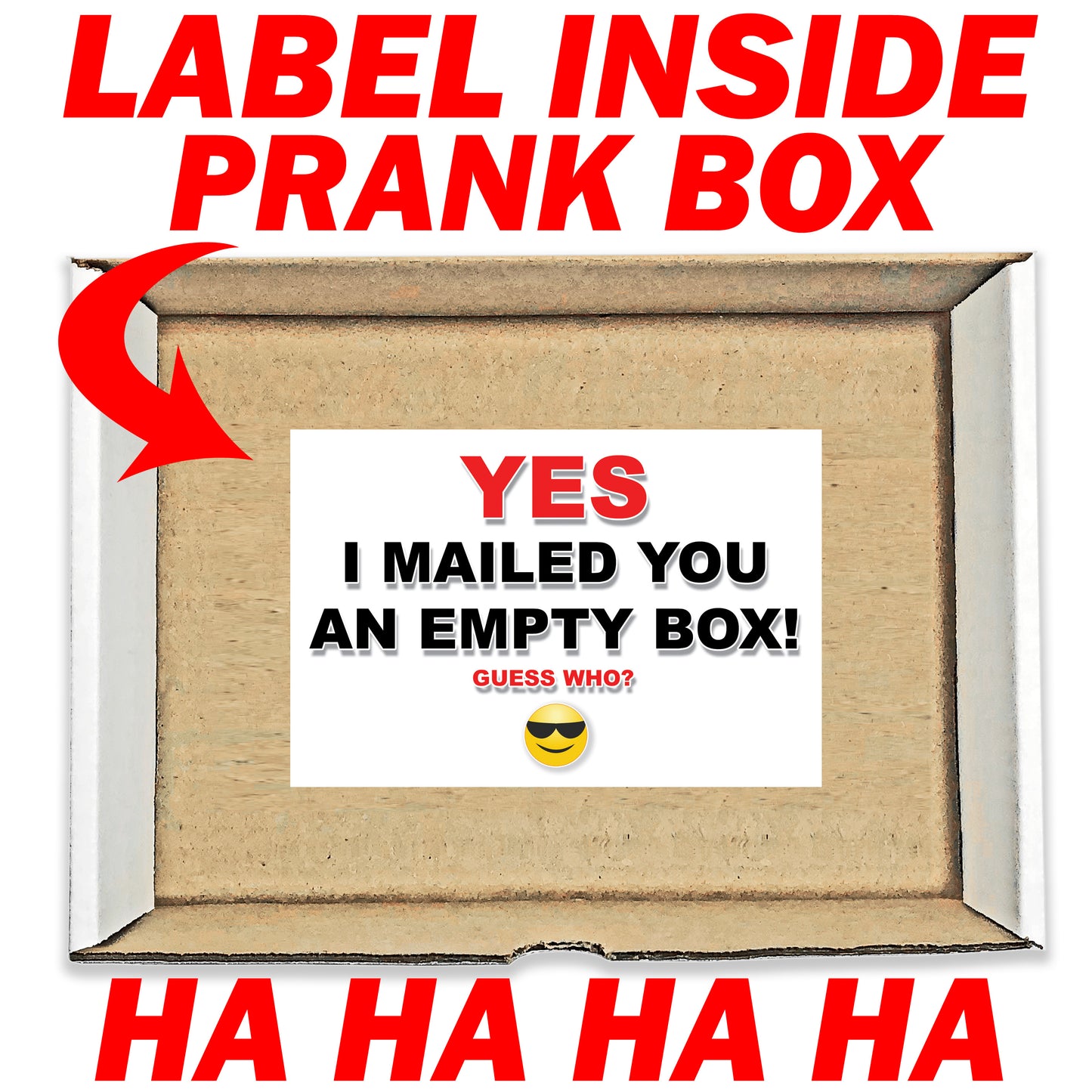 Yes I Mailed You An Empty Box! Guess Who? Surprise Prank Mail