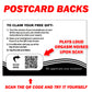 12 Pack Prank Members Reward Postcards