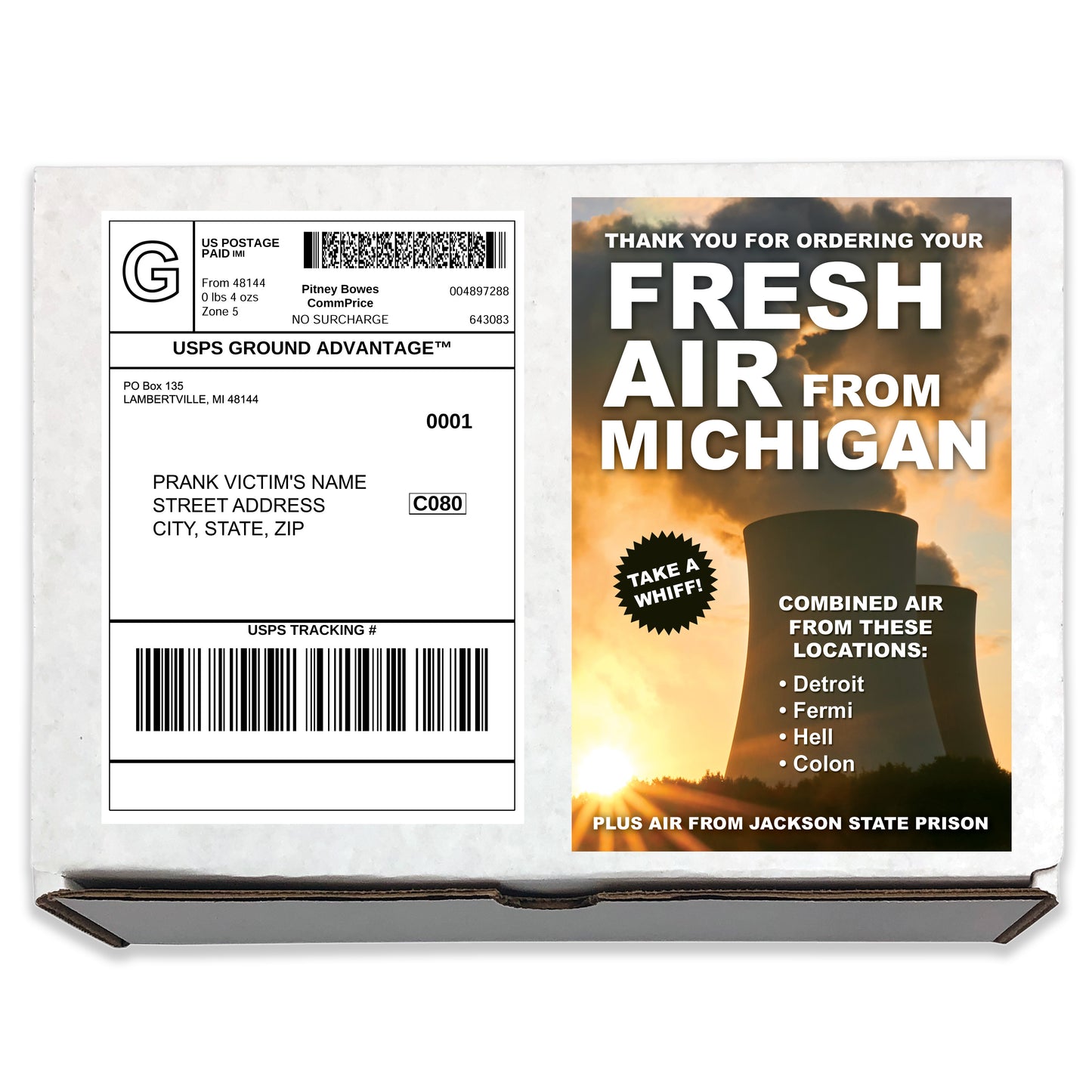 Fresh Air From Michigan Surprise Prank Mail