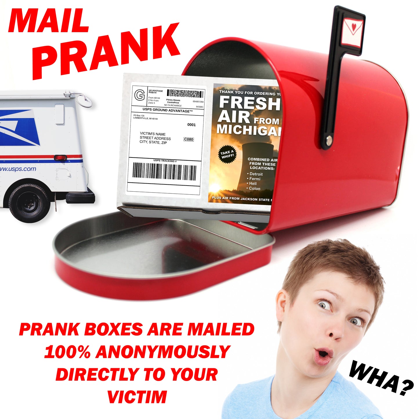 Fresh Air From Michigan Surprise Prank Mail