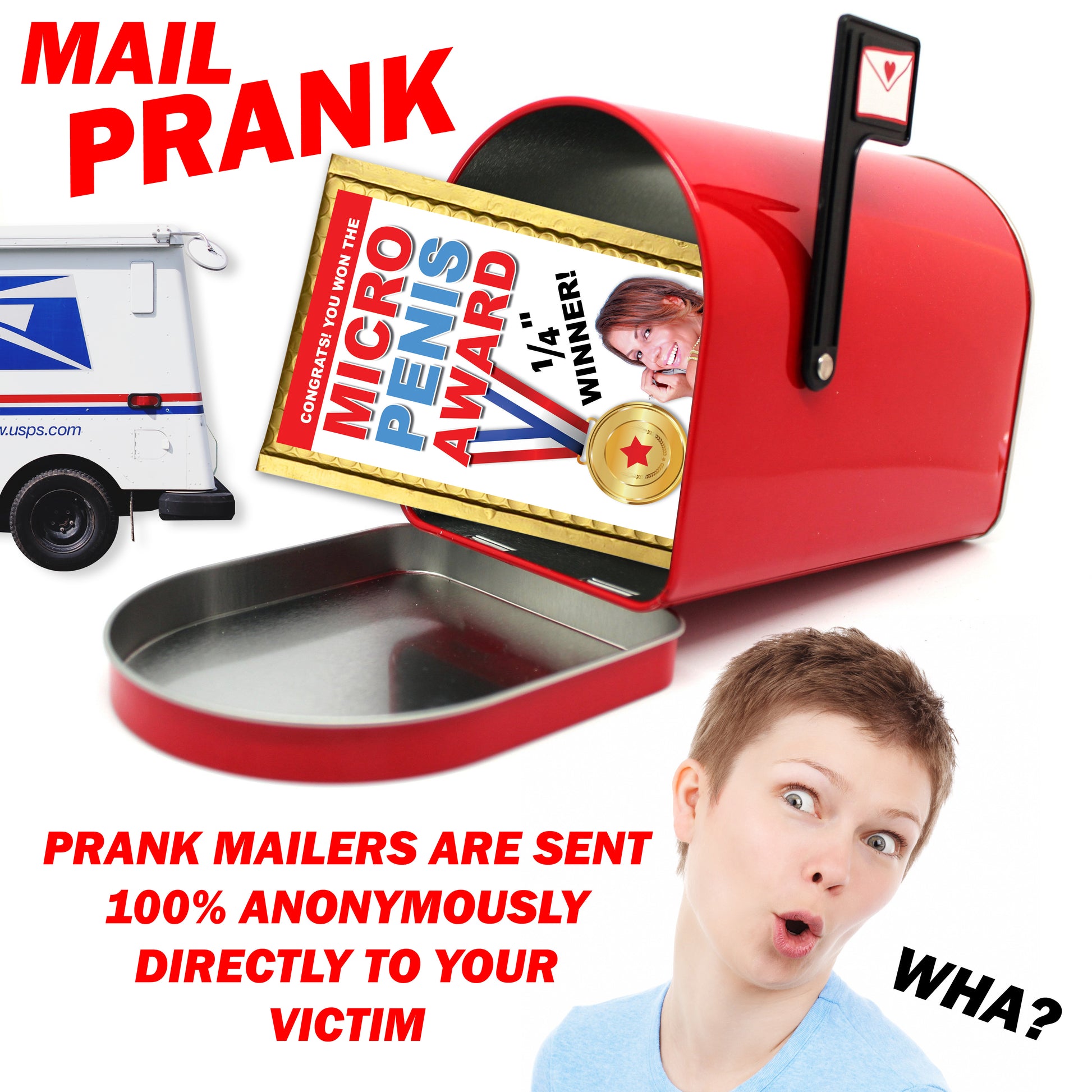 Micro-Penis Award Prank Mail
