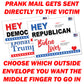 Political Middle Finger FU Prank Letter - 8 Different Envelopes to Choose From!