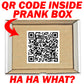 QR Code Monkey Middle Finger Surprise Insulting Prank Mail