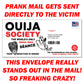 Fake Ouija Prediction Mail Prank Letter