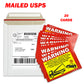 Prank Warning Tow Away Zone Parking Violation Cards 20 Pack