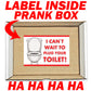 I Can't Wait To Plug Your Toilet Surprise Prank Mail
