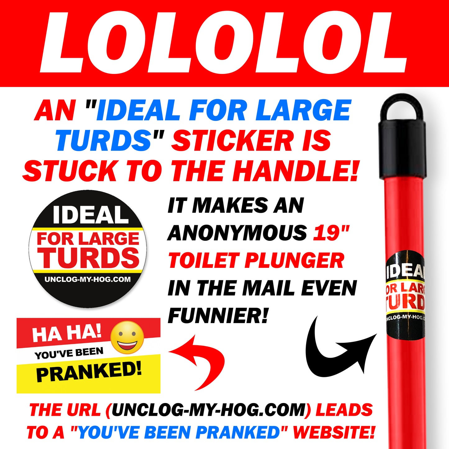 19" Real Toilet Plunger Prank Mail Sent Anonymously!