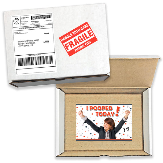 I Pooped Today! YAY! Prank Mail Gag