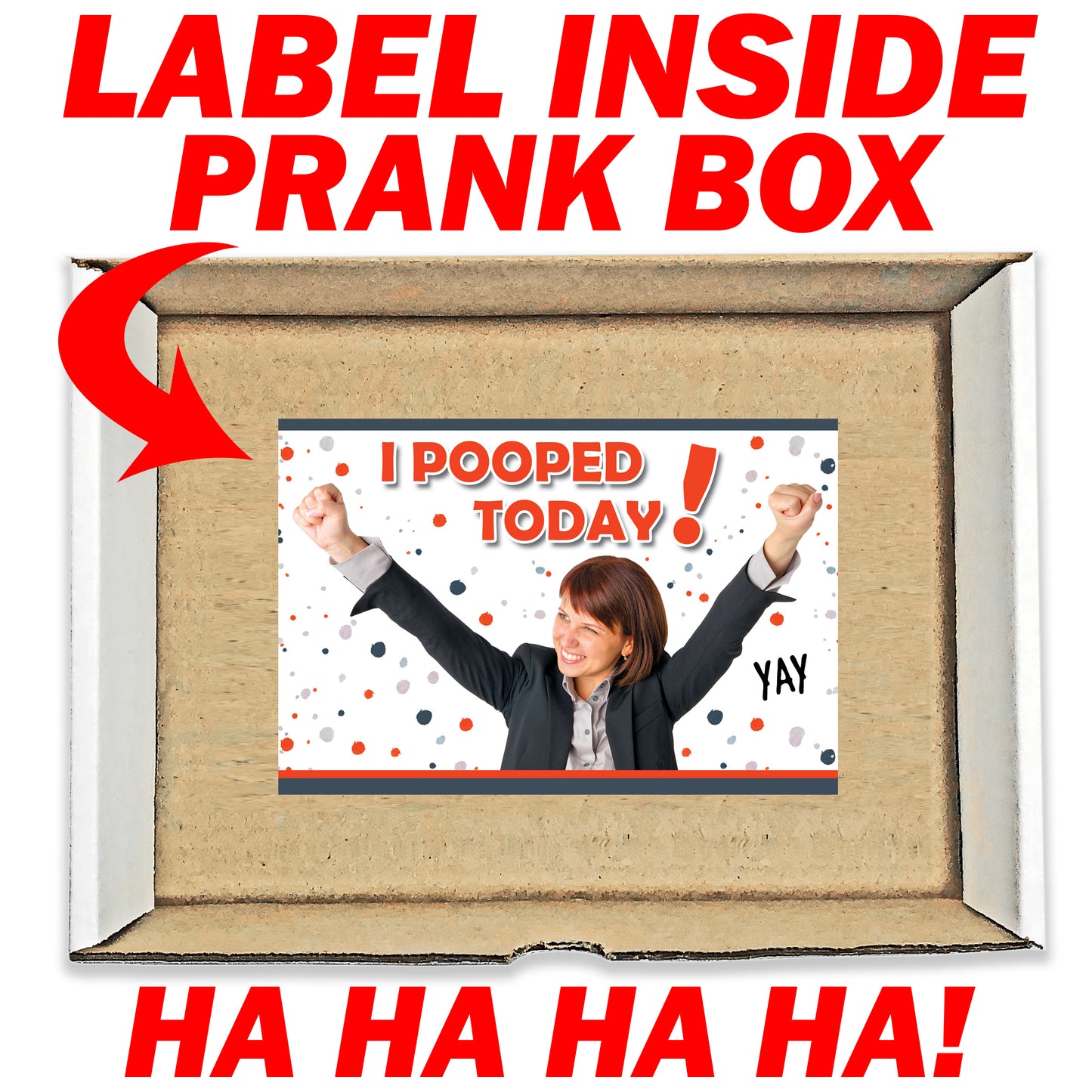 I Pooped Today! YAY! Surprise Insulting Prank Mail
