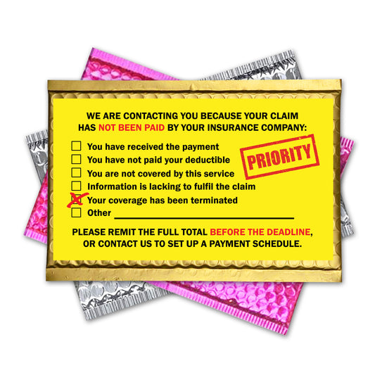 Fake Insurance Claim Prank Mail