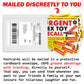 Urgent Sex Toy Recall Prank Postcards 12 Pack