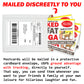 Naked Goat Yoga 4 Pack Prank Postcards