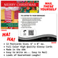 Merry Christmas 12 Pack Embarrassing Postcards