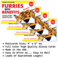 Furries With Benefits 4 Pack Prank Postcards