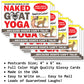 Naked Goat Yoga 12 Pack Prank Postcards