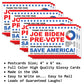 Joe Biden Pre-Vote Joke 12 Pack Prank Postcards