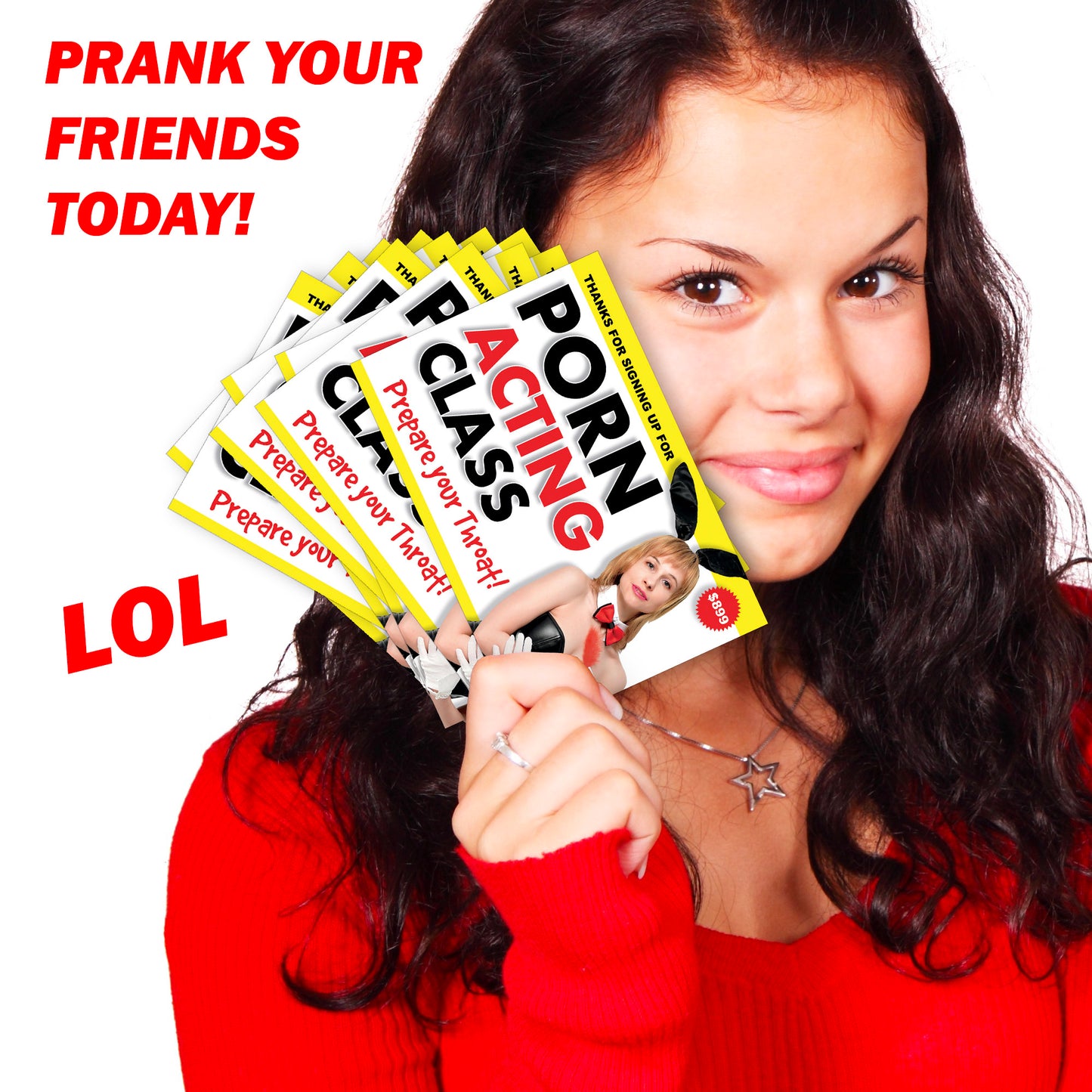 12 Pack Prank Porn Acting Class Postcards