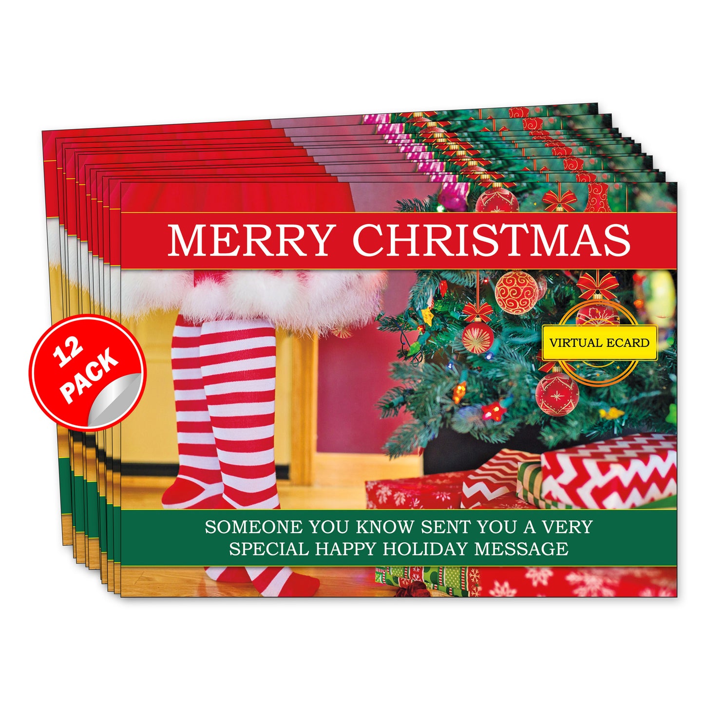 Merry Christmas Holiday Prank Postcard Jokes