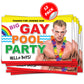 Big Gay Pool Party Prank Postcard Mailers